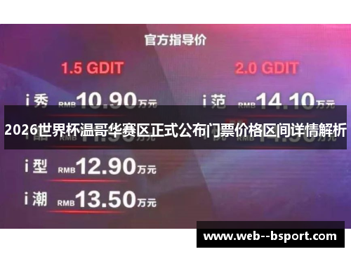2026世界杯温哥华赛区正式公布门票价格区间详情解析 2026世界杯温哥华赛区正式公布门票价格区间详情解析